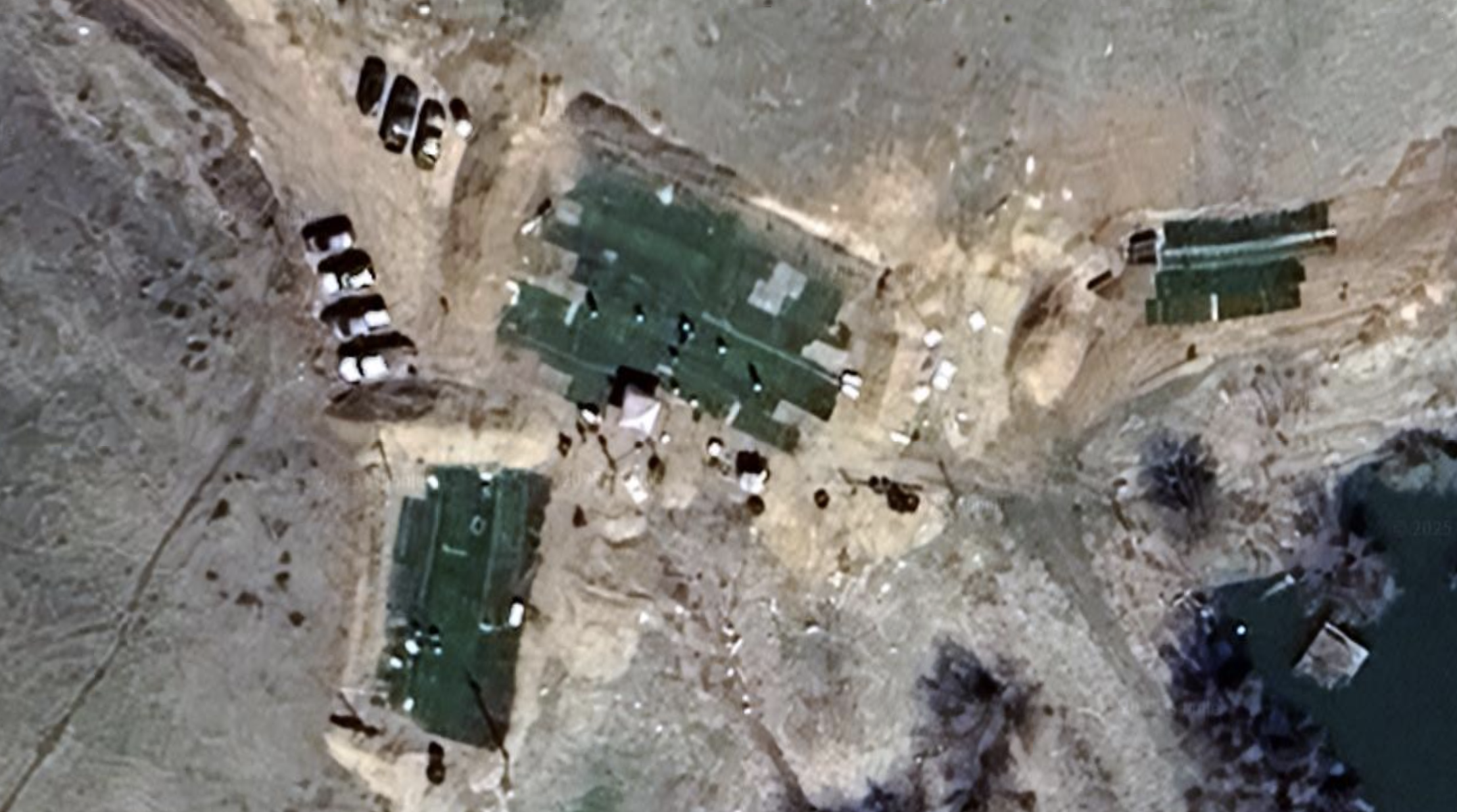 Satellite view of shooting range location