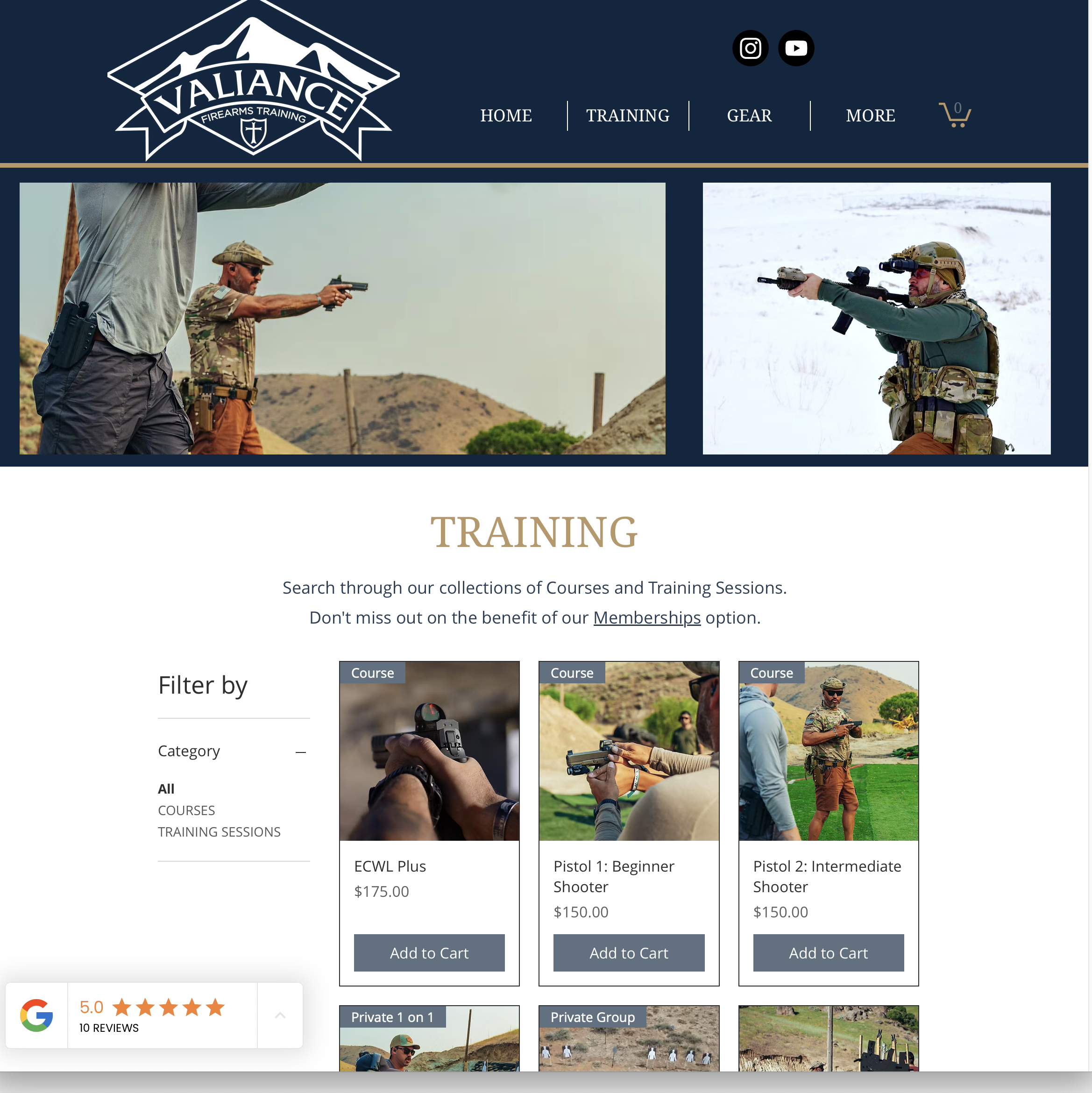 Paid Training Courses - Commercial operation